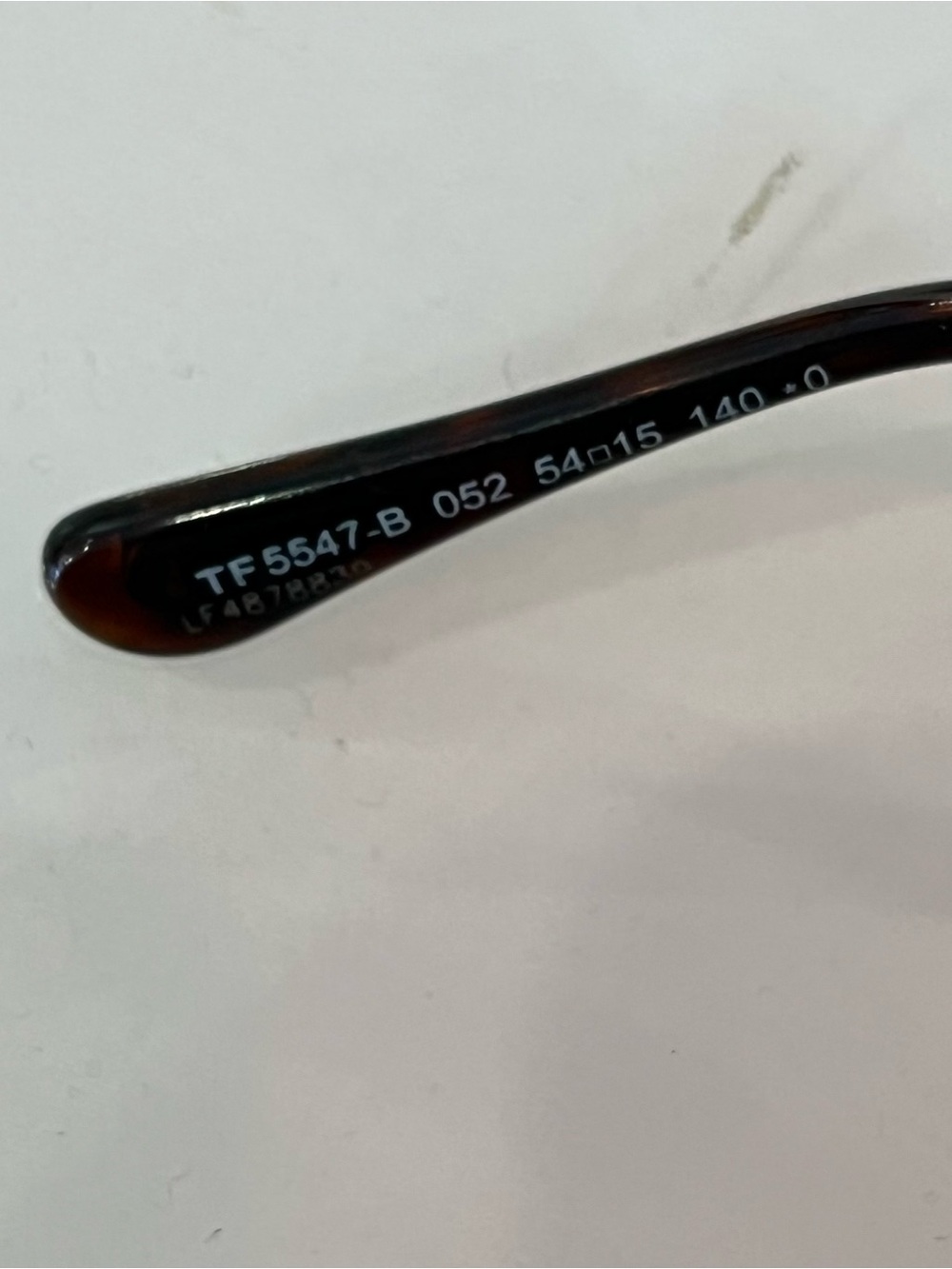 TOM FORD TF 5547-B 052 HAVANA GOLD AUTHENTIC EYEGLASSES 54-15-140 - Picture 3 of 9